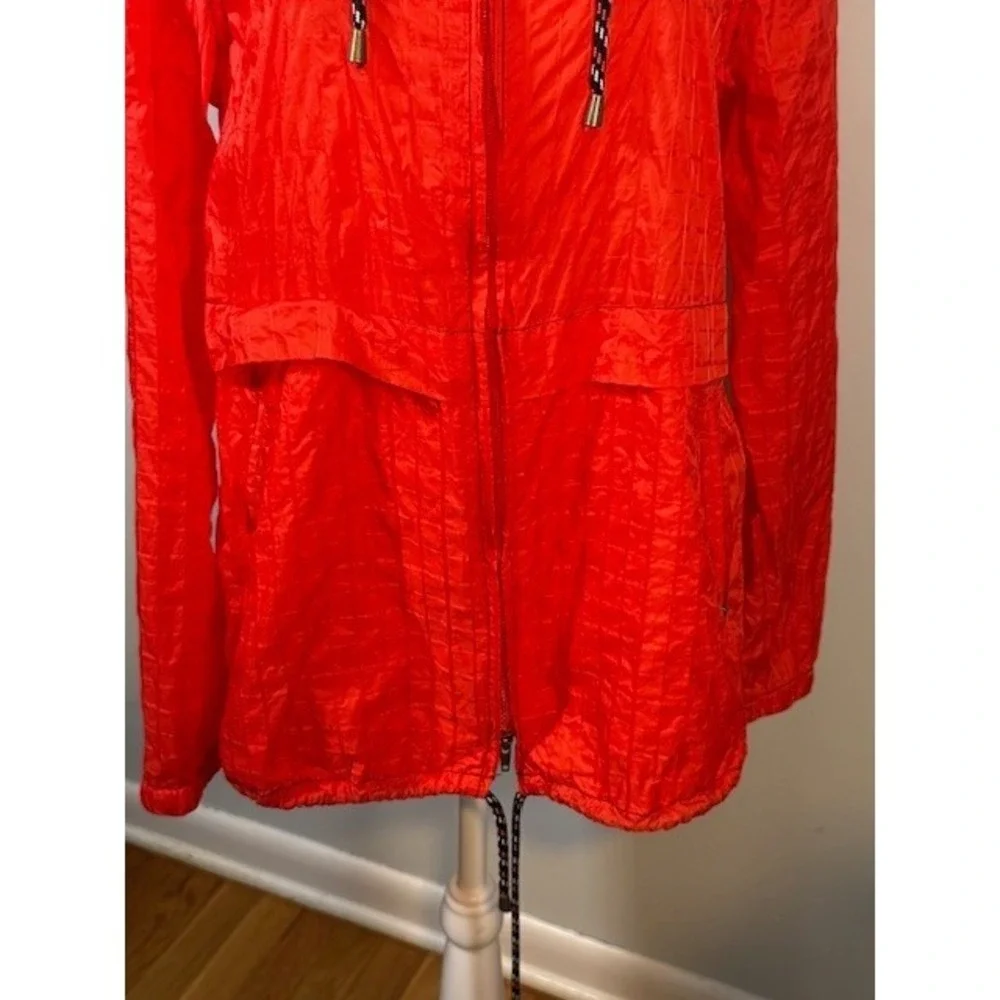 Free People Festival‎ Parachute Jacket Size L Packable Windbreaker Orange - Picture 10 of 12